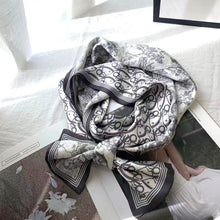 Load image into Gallery viewer, 2021 spring Korean version of all-match women scarf silk hand-feel double-sided printing scarf thin section scarf 15x150cm