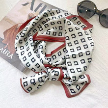 Load image into Gallery viewer, 2021 spring Korean version of all-match women scarf silk hand-feel double-sided printing scarf thin section scarf 15x150cm