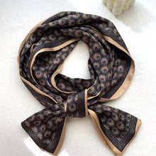 Load image into Gallery viewer, 2021 spring Korean version of all-match women scarf silk hand-feel double-sided printing scarf thin section scarf 15x150cm