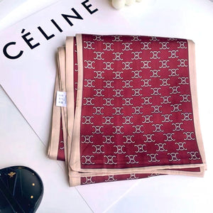2021 spring Korean version of all-match women scarf silk hand-feel double-sided printing scarf thin section scarf 15x150cm