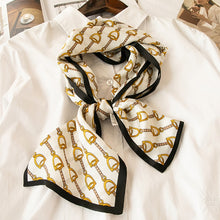 Load image into Gallery viewer, 2021 spring Korean version of all-match women scarf silk hand-feel double-sided printing scarf thin section scarf 15x150cm