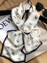 Load image into Gallery viewer, 2021 spring Korean version of all-match women scarf silk hand-feel double-sided printing scarf thin section scarf 15x150cm