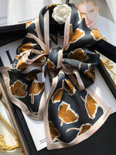 Load image into Gallery viewer, 2021 spring Korean version of all-match women scarf silk hand-feel double-sided printing scarf thin section scarf 15x150cm