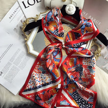 Load image into Gallery viewer, 2021 spring Korean version of all-match women scarf silk hand-feel double-sided printing scarf thin section scarf 15x150cm