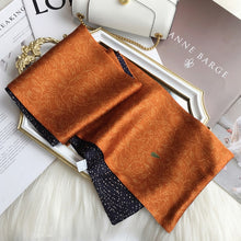 Load image into Gallery viewer, 2021 spring Korean version of all-match women scarf silk hand-feel double-sided printing scarf thin section scarf 15x150cm