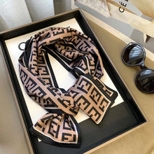 Load image into Gallery viewer, 2021 spring Korean version of all-match women scarf silk hand-feel double-sided printing scarf thin section scarf 15x150cm