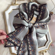 Load image into Gallery viewer, 2021 spring Korean version of all-match women scarf silk hand-feel double-sided printing scarf thin section scarf 15x150cm