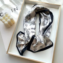 Load image into Gallery viewer, 2021 spring Korean version of all-match women scarf silk hand-feel double-sided printing scarf thin section scarf 15x150cm