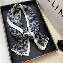 Load image into Gallery viewer, 2021 spring Korean version of all-match women scarf silk hand-feel double-sided printing scarf thin section scarf 15x150cm