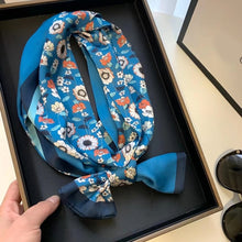 Load image into Gallery viewer, 2021 spring Korean version of all-match women scarf silk hand-feel double-sided printing scarf thin section scarf 15x150cm