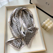 Load image into Gallery viewer, 2021 spring Korean version of all-match women scarf silk hand-feel double-sided printing scarf thin section scarf 15x150cm
