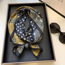 Load image into Gallery viewer, 2021 spring Korean version of all-match women scarf silk hand-feel double-sided printing scarf thin section scarf 15x150cm