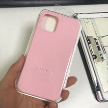 Load image into Gallery viewer, Official Original Silicone Case For iPhone 11 7 8 Plus XR X XS Max 6 6s Cases For iPhone 12 11 Pro MAX SE 2020 Cover With Box