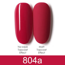 Load image into Gallery viewer, GDCOCO 8ml Gel Nail Polish Plastic Bottle Gel Polish Matt Effect NoWipe Top Soak Off UV LED Nail Lacquer Color Gel Varnish