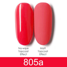 Load image into Gallery viewer, GDCOCO 8ml Gel Nail Polish Plastic Bottle Gel Polish Matt Effect NoWipe Top Soak Off UV LED Nail Lacquer Color Gel Varnish