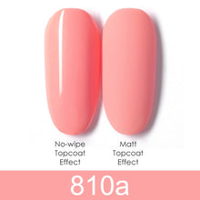 Load image into Gallery viewer, GDCOCO 8ml Gel Nail Polish Plastic Bottle Gel Polish Matt Effect NoWipe Top Soak Off UV LED Nail Lacquer Color Gel Varnish