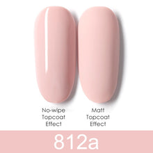 Load image into Gallery viewer, GDCOCO 8ml Gel Nail Polish Plastic Bottle Gel Polish Matt Effect NoWipe Top Soak Off UV LED Nail Lacquer Color Gel Varnish