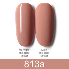 Load image into Gallery viewer, GDCOCO 8ml Gel Nail Polish Plastic Bottle Gel Polish Matt Effect NoWipe Top Soak Off UV LED Nail Lacquer Color Gel Varnish