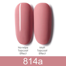 Load image into Gallery viewer, GDCOCO 8ml Gel Nail Polish Plastic Bottle Gel Polish Matt Effect NoWipe Top Soak Off UV LED Nail Lacquer Color Gel Varnish