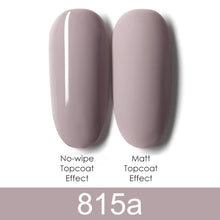 Load image into Gallery viewer, GDCOCO 8ml Gel Nail Polish Plastic Bottle Gel Polish Matt Effect NoWipe Top Soak Off UV LED Nail Lacquer Color Gel Varnish