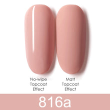 Load image into Gallery viewer, GDCOCO 8ml Gel Nail Polish Plastic Bottle Gel Polish Matt Effect NoWipe Top Soak Off UV LED Nail Lacquer Color Gel Varnish