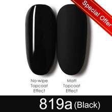 Load image into Gallery viewer, GDCOCO 8ml Gel Nail Polish Plastic Bottle Gel Polish Matt Effect NoWipe Top Soak Off UV LED Nail Lacquer Color Gel Varnish