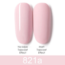 Load image into Gallery viewer, GDCOCO 8ml Gel Nail Polish Plastic Bottle Gel Polish Matt Effect NoWipe Top Soak Off UV LED Nail Lacquer Color Gel Varnish