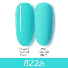 Load image into Gallery viewer, GDCOCO 8ml Gel Nail Polish Plastic Bottle Gel Polish Matt Effect NoWipe Top Soak Off UV LED Nail Lacquer Color Gel Varnish
