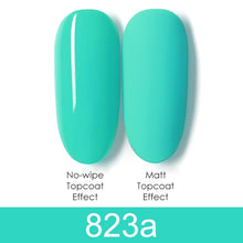 Load image into Gallery viewer, GDCOCO 8ml Gel Nail Polish Plastic Bottle Gel Polish Matt Effect NoWipe Top Soak Off UV LED Nail Lacquer Color Gel Varnish