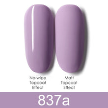 Load image into Gallery viewer, GDCOCO 8ml Gel Nail Polish Plastic Bottle Gel Polish Matt Effect NoWipe Top Soak Off UV LED Nail Lacquer Color Gel Varnish