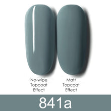 Load image into Gallery viewer, GDCOCO 8ml Gel Nail Polish Plastic Bottle Gel Polish Matt Effect NoWipe Top Soak Off UV LED Nail Lacquer Color Gel Varnish