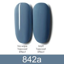 Load image into Gallery viewer, GDCOCO 8ml Gel Nail Polish Plastic Bottle Gel Polish Matt Effect NoWipe Top Soak Off UV LED Nail Lacquer Color Gel Varnish
