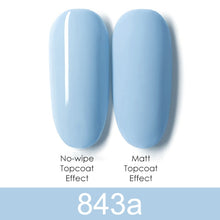 Load image into Gallery viewer, GDCOCO 8ml Gel Nail Polish Plastic Bottle Gel Polish Matt Effect NoWipe Top Soak Off UV LED Nail Lacquer Color Gel Varnish