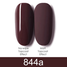 Load image into Gallery viewer, GDCOCO 8ml Gel Nail Polish Plastic Bottle Gel Polish Matt Effect NoWipe Top Soak Off UV LED Nail Lacquer Color Gel Varnish