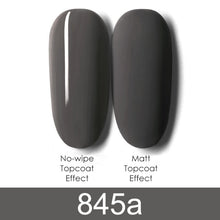 Load image into Gallery viewer, GDCOCO 8ml Gel Nail Polish Plastic Bottle Gel Polish Matt Effect NoWipe Top Soak Off UV LED Nail Lacquer Color Gel Varnish