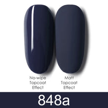 Load image into Gallery viewer, GDCOCO 8ml Gel Nail Polish Plastic Bottle Gel Polish Matt Effect NoWipe Top Soak Off UV LED Nail Lacquer Color Gel Varnish