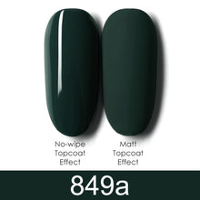 Load image into Gallery viewer, GDCOCO 8ml Gel Nail Polish Plastic Bottle Gel Polish Matt Effect NoWipe Top Soak Off UV LED Nail Lacquer Color Gel Varnish