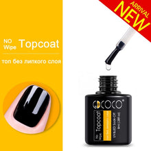 Load image into Gallery viewer, GDCOCO 8ml Gel Nail Polish Plastic Bottle Gel Polish Matt Effect NoWipe Top Soak Off UV LED Nail Lacquer Color Gel Varnish