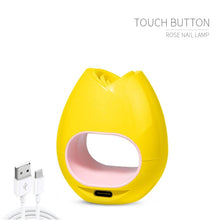 Load image into Gallery viewer, Portable 16W Nail Dryer Machine Mini UV LED Nail Gel Curing Lamp Rose USB Nail Lamp Home Use Manicure Lamp Nails Drying Nail Gel