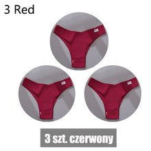 Load image into Gallery viewer, FINETOO 3PCS/Set Women&#39;s Panties Cotton Brazilian Underwear Women Sexy V Waist Women&#39;s Thong Female Underpants Intimate Lingerie