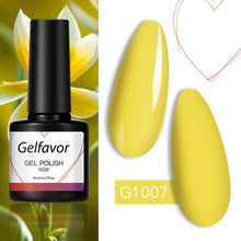 Load image into Gallery viewer, Gelfavor Gel varnishes Semi-permanent For Nails Stamping UV LED Lamp Manicure Set Nail Art Base and Top Coat for Gel Nail polish