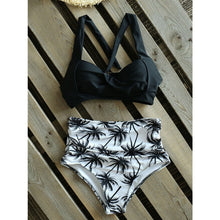 Load image into Gallery viewer, Sexy High Waist Bikinis 2021 New Halter Swimwear Women Swimsuit Female Bikini Set Print Bodysuit Bathing Suit Summer Biquini XXL