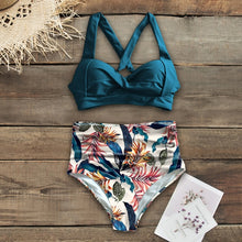 Load image into Gallery viewer, Sexy High Waist Bikinis 2021 New Halter Swimwear Women Swimsuit Female Bikini Set Print Bodysuit Bathing Suit Summer Biquini XXL