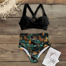 Load image into Gallery viewer, Sexy High Waist Bikinis 2021 New Halter Swimwear Women Swimsuit Female Bikini Set Print Bodysuit Bathing Suit Summer Biquini XXL