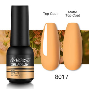 NAILWIND Gel Nail Polish Semi Permanent Primer Nail Art Hybrid Varnishes 8ml Gel polish Need Cured Base Top Coat Nails