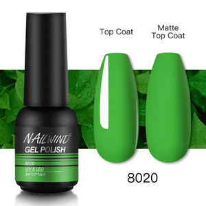 NAILWIND Gel Nail Polish Semi Permanent Primer Nail Art Hybrid Varnishes 8ml Gel polish Need Cured Base Top Coat Nails