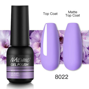 NAILWIND Gel Nail Polish Semi Permanent Primer Nail Art Hybrid Varnishes 8ml Gel polish Need Cured Base Top Coat Nails
