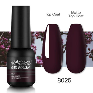 NAILWIND Gel Nail Polish Semi Permanent Primer Nail Art Hybrid Varnishes 8ml Gel polish Need Cured Base Top Coat Nails
