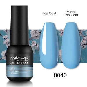 NAILWIND Gel Nail Polish Semi Permanent Primer Nail Art Hybrid Varnishes 8ml Gel polish Need Cured Base Top Coat Nails