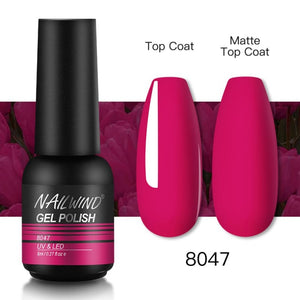 NAILWIND Gel Nail Polish Semi Permanent Primer Nail Art Hybrid Varnishes 8ml Gel polish Need Cured Base Top Coat Nails